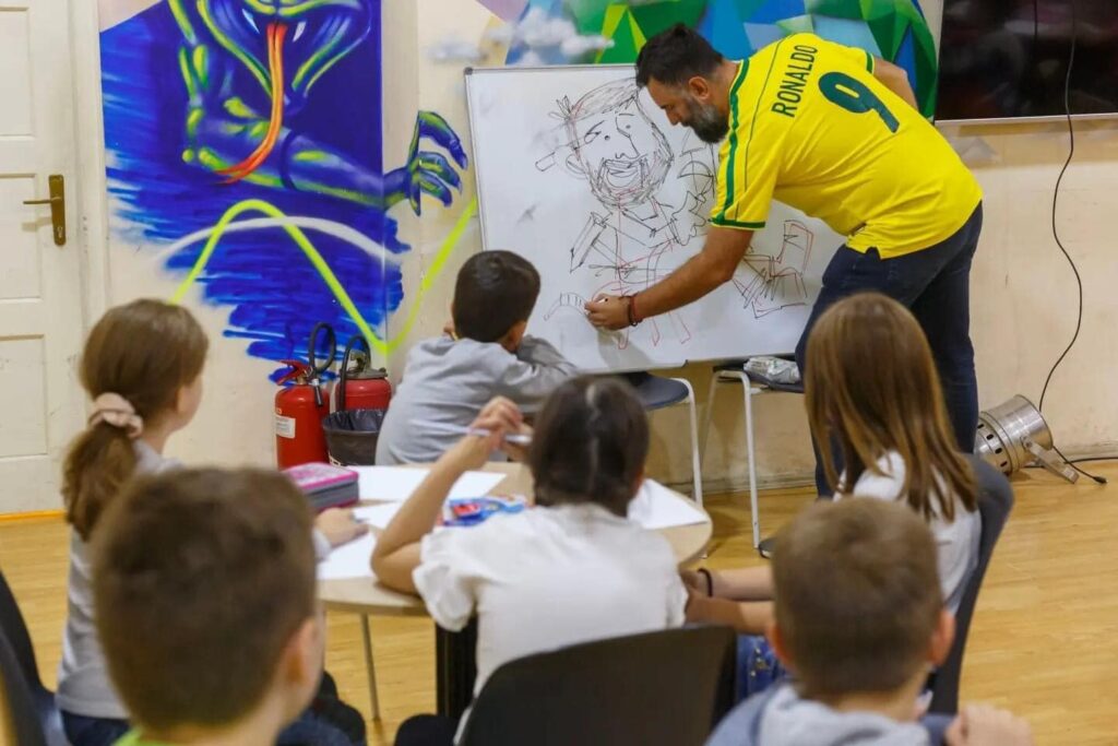 Skola karikature - Nikola Dragas (1)