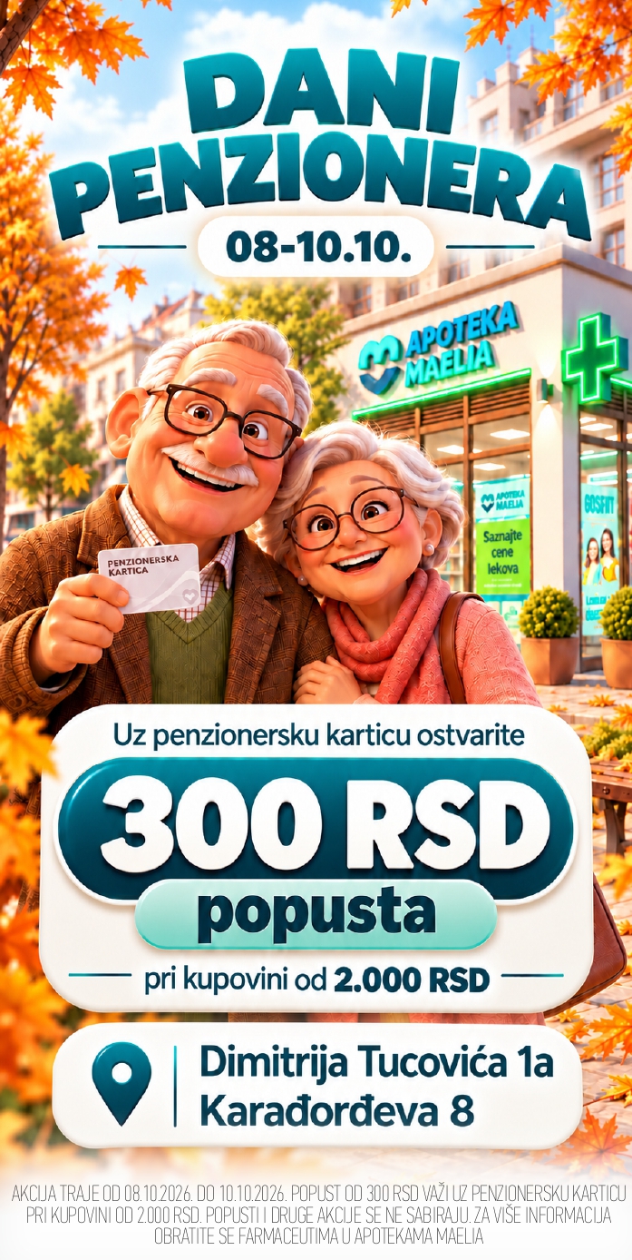 Dani penzionera Apoteka Maelia